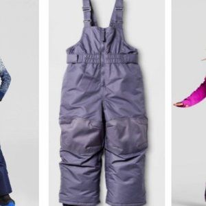 LIKE NEW Champion Baby Insulated Grey Ski Snow Pants Size 12 Months